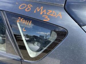 Driver Left Quarter Glass Hatchback Fits 04-09 MAZDA 3 614184