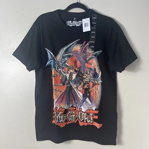Yu Gi Oh (M) Graphic Tee Shirt Yugi, Seito, Dark Magician And Blue Eyes White Dr - Picture 1 of 7