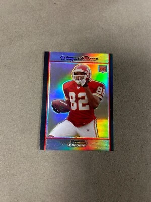 2007 Bowman Chrome Refractor #BC78 Dwayne Bowe Rookie Card - Image 1 of 2