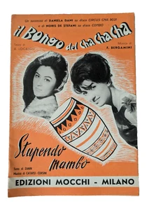 Spartito musicale IL BONGO DEL CHA CHA CHA Edizioni Mocchi Milano 2 canzoni - Imagen 1 de 3