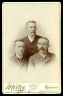 CABINET CARD OF THE CAMMERON BROTHERS by MILLER STUDIO MINNEAPOLIS