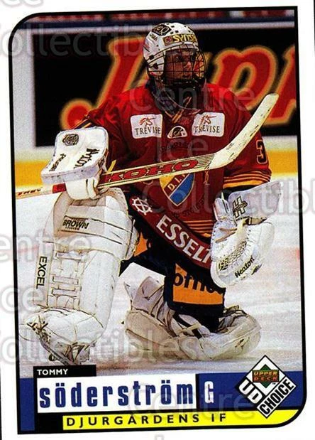 1998-99 Swedish UD Choice #49 Tommy Soderstrom - Image 1 of 1