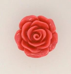 Di-VO Click Buttons botón Snap Rose rojo - Imagen 1 de 1
