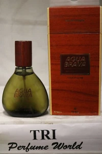 AGUA BRAVA by PUIG Eau de Cologne Spray 3.4 fl.oz. Vintage Copyright 1995 - Picture 1 of 3