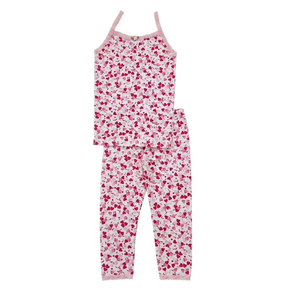 SF90057 Esme Girls pajamas Sleepwear 4 5 6 7 8 10 12 14 16 Camisole Leggings set - Image 1 of 1