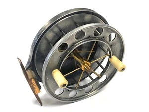 Allcock’s Ventilated Aerial 4.5″ Centrepin Fishing Reel Fine Condition - Picture 1 of 7