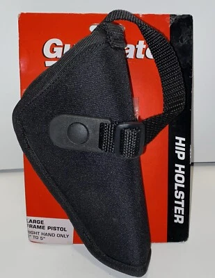 NEW GunMate Hip Holster Size 12 Large Frame Pistol Black Right Hand 21010 - Image 1 of 4