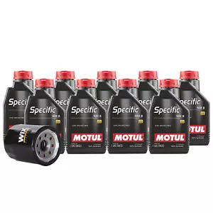 9L Motul SPECIFIC 948B 5W20 Wix Filter Motor Oil Change Kit API SN - Picture 1 of 1