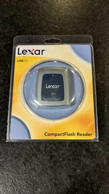 Lexar USB 2.0 Compact Flash Reader RW020-001 CompactFlash New In Package - Image 1 of 4