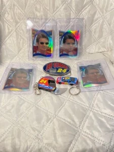 Vintage 1995 Nascar 24 Jeff Gordon 4929 fibbia cintura 2 portachiavi 4 carte mazzo superiore - Foto 1 di 4