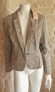Veste serpent beige neuve taille 42 fr marque Betty Barclay étiquetée 199€ (cm) - Picture 1 of 4