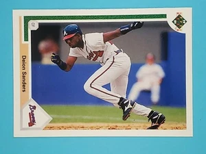 1991 Upper Deck Deion Sanders Atlanta Braves #743 - Picture 1 of 2