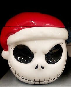 Disney Nightmare Before Christmas Jack Skellington 3D Cookie Jar  Xmas Gift 