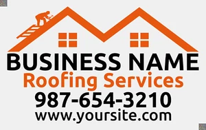Roofing Services w Logo Business Vinyl Decal Sticker Sign Company Car Van Truck - Picture 1 of 8