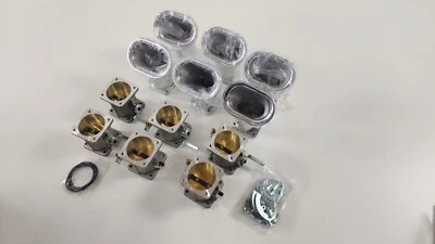 OBX DIY Individual Throttle Body + Horns For Nissan ITB V6 51mm Tapered ID - Image 1 of 4