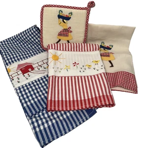 Los Bateyes 4PC Linen Lot Handcrafted - Bild 1 von 7