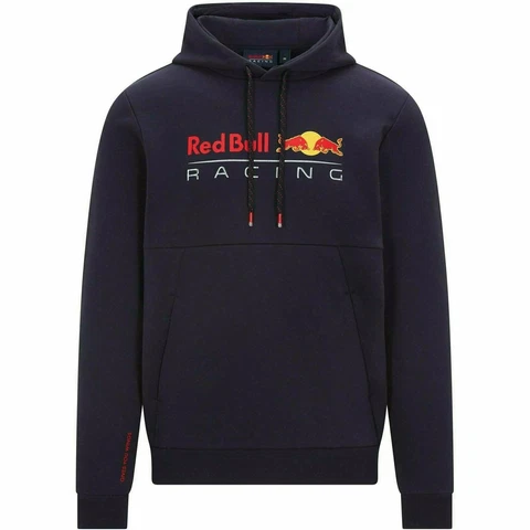 Red Bull Racing F1 Pull Over Hooded Sweatshirt- Navy/Gray Cover