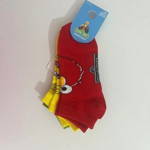 Primark ladies trainer socks 3 x pairs Sesame Street UK 4-8 - Picture 1 of 3