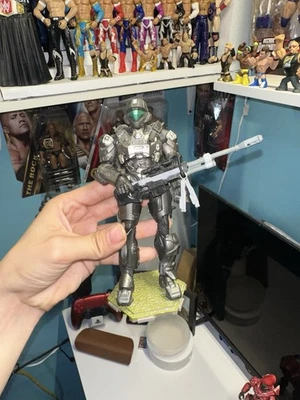 Figura suelta Mattel Halo Universe Spartan Wave 2 Imperial Grunt Edward Buck 6" Foto 1 de 4