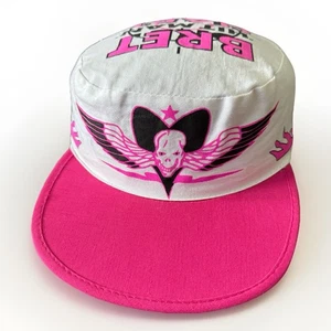 EUC Vintage WWF WWE Bret Hitman Hart Foundation Wrestling Team Hat Painters Cap - Picture 1 of 5