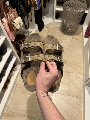 Sandalias Gucci Brikenstock talla 11 para hombre Foto 1 de 4