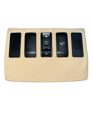 2004-2007 BMW 525i Overhead Headliner Trim Panel Sunroof Switch OEM - Image 1 of 4