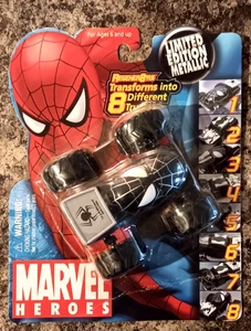 Limited Ed. 2006 Marvel SpiderMan Regener8'rs 8 Vehicles In 1 Black Suit Venom - Picture 1 of 3