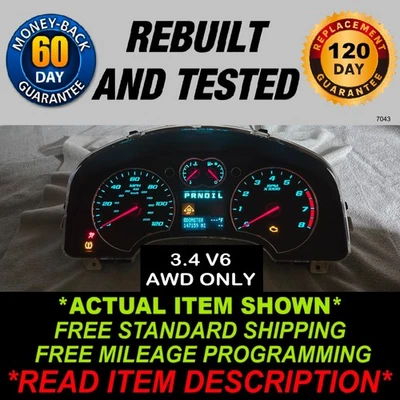 Chevy Equinox Gauge Cluster 2007-2009 Foto 1 de 4