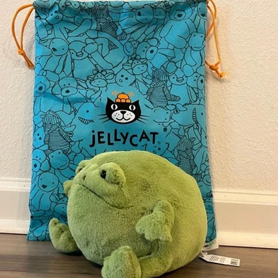 Jellycat Medium Ricky Rain Frog - Brand New With Tags (BNWT) - Image 1 of 4