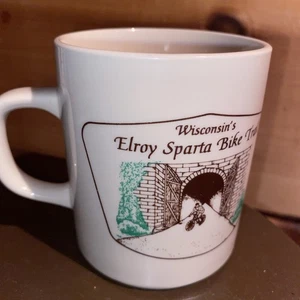 Taza de café de colección Wisconsin Elroy Sparta Bike Trail - Imagen 1 de 8