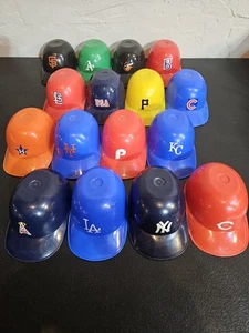 16 Mini Vintage Baseball Helmets - Picture 1 of 7