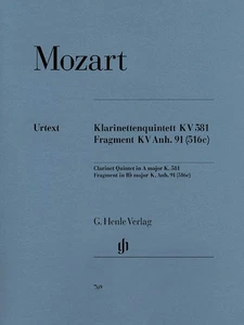 Mozart Clarinet Quintet A Major K581 KAnh 91 Violin Henle Urtext Music Book - Picture 1 of 1