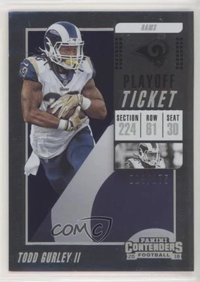 2018 Panini Contenders Playoff Ticket /175 Todd Gurley II #46 - Image 1 of 2