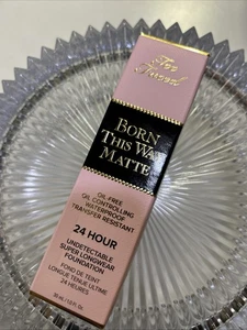 Too Faced Born This Way Matte Foundation "Cocoa" Full 1 oz Water Proof NEW NIB - Picture 1 of 2
