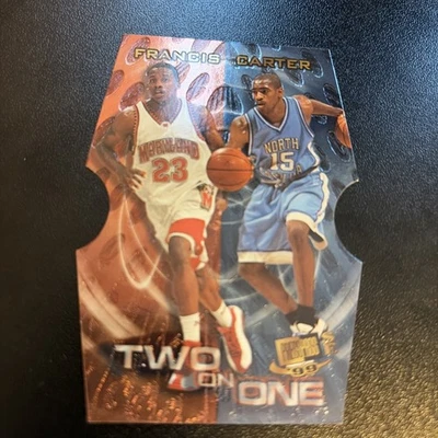 Tarjeta de baloncesto Vince Carter Two On One 1999 Press Pass #TO 2B Foto 1 de 3