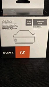 SONY VCL-ECU1 0.75x Ultra Wide Converter for SEL16F28 NIB See pics - Picture 1 of 9