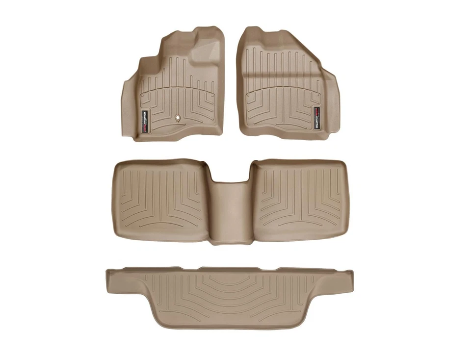 WeatherTech FloorLiner for 2005-2007 Ford Freestyle - Full Set, Tan - Image 1 of 4