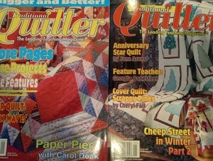 Lote 2 Revistas Acolchadoras Tradicionales 1998 Patrones Edredón - Imagen 1 de 16