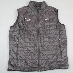 Patagonia Vest Mens XL Black Insulated Quilted Nano Puff PrimaLoft Hiking - Picture 1 of 16