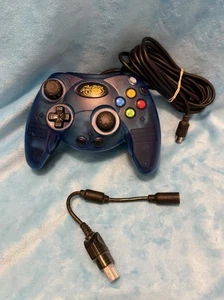 🌟 Controlador Madcatz azul claro edición limitada raro para consola Microsoft XBOX - Imagen 1 de 18