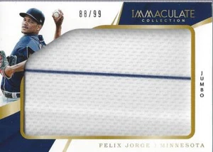2018 Immaculate Collection Immaculate Jumbo #25 Felix Jorge /99 - NM-MT - Picture 1 of 2