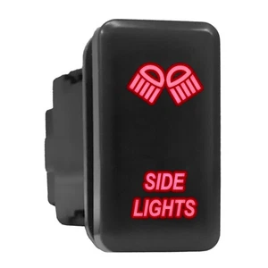 Luz lateral roja retroiluminada LED botón alto 1,54""x 0,83"" (Ajuste: Toyota) - Imagen 1 de 6