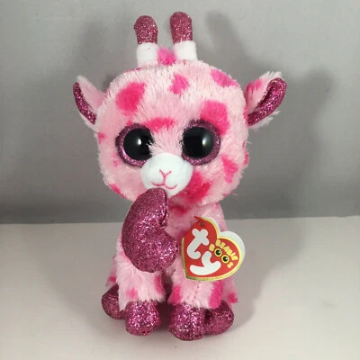 TY Beanie Boos 6" SWEETUMS the Valentine's Day Giraffe Stuffed Plush Toy MWMTs - Image 1 of 4