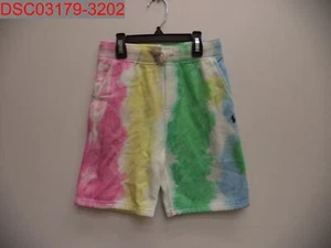 Stain, Polo Ralph Lauren Kids Multi Tie-Dye Fleece Shorts, Size 7 882925725691 - Picture 1 of 9