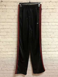 Everlast Track Pants Youth XL Black Athletic Red Stripe Elastic Drawstring Waist - Picture 1 of 9