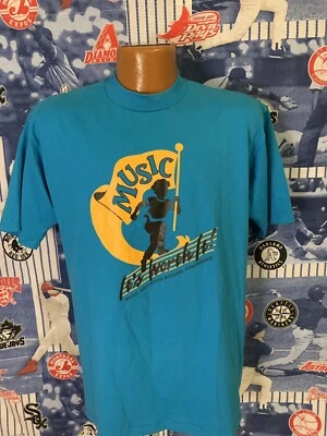 Vintage 80s 90s Music “it’s worth it” Jerzees T-shirt. Size Large. - Image 1 of 3