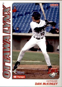 2001 Ottawa Lynx Choice #11 Dan McKinley Phoenix Chandler Arizona Baseball Card