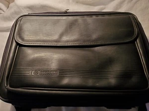 Vintage Hewlett Packard HP High Quality Leather Laptop Office Bag Case Briefcase - Picture 1 of 8