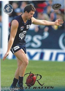 1999 Select Premiere Base Card [ 133 ] Brett RATTEN Carlton - Picture 1 of 1