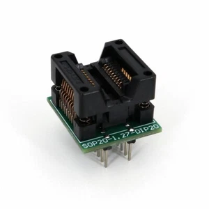 SOP20 a DIP20 Paso 1.27mm OTS-20-1.27-01 IC Programador Adaptador Socket de prueba - Imagen 1 de 6
